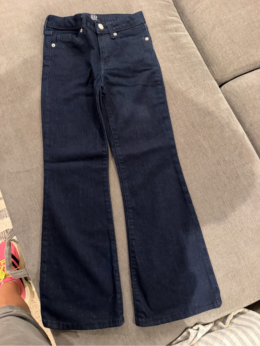 GAP Kids Dark Blue Denim '70s Flare Jeans